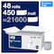 Tork Tork Septic Safe Toilet Paper White, Embossed for Comfort, 2-ply, 450 Sheets per Roll, 48PK 2465120 - alternate 6